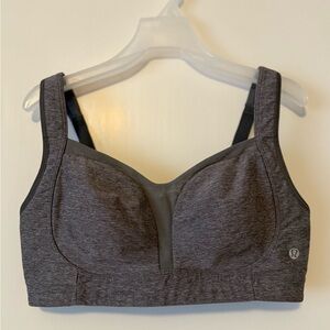 lululemon athletica Charcoal Sports Bra Size 34DD
